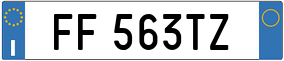 Truck License Plate